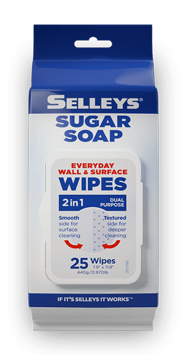 Selleys<sup>®</sup> Sugar Soap Everyday Wall & Surface Wipes